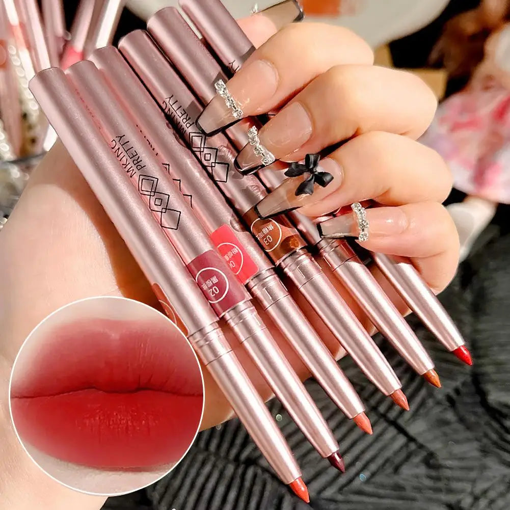 Matte Waterproof Automatic Lip Liner – Long-Lasting Moisturizing