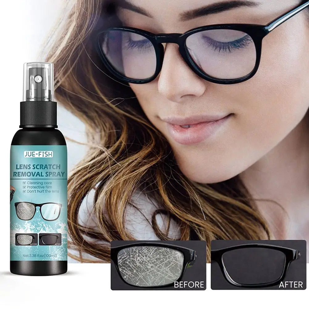 100ML Lens Scratch Removal Spray for Eyeglasses and Screens Peaceful Pleasures Health and Wellness