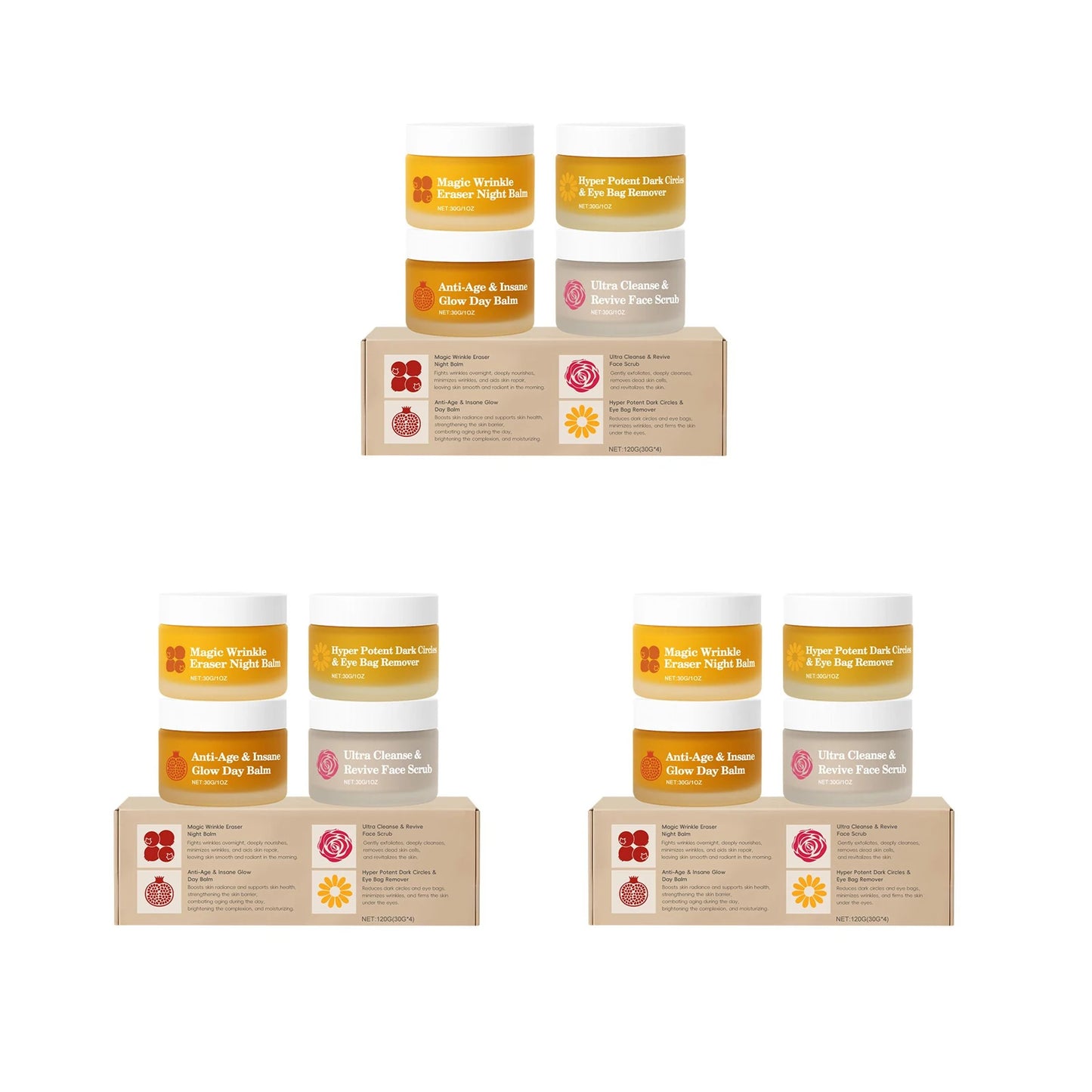 4-Piece Multifunctional Skincare Gift Set | Day & Night Routine
