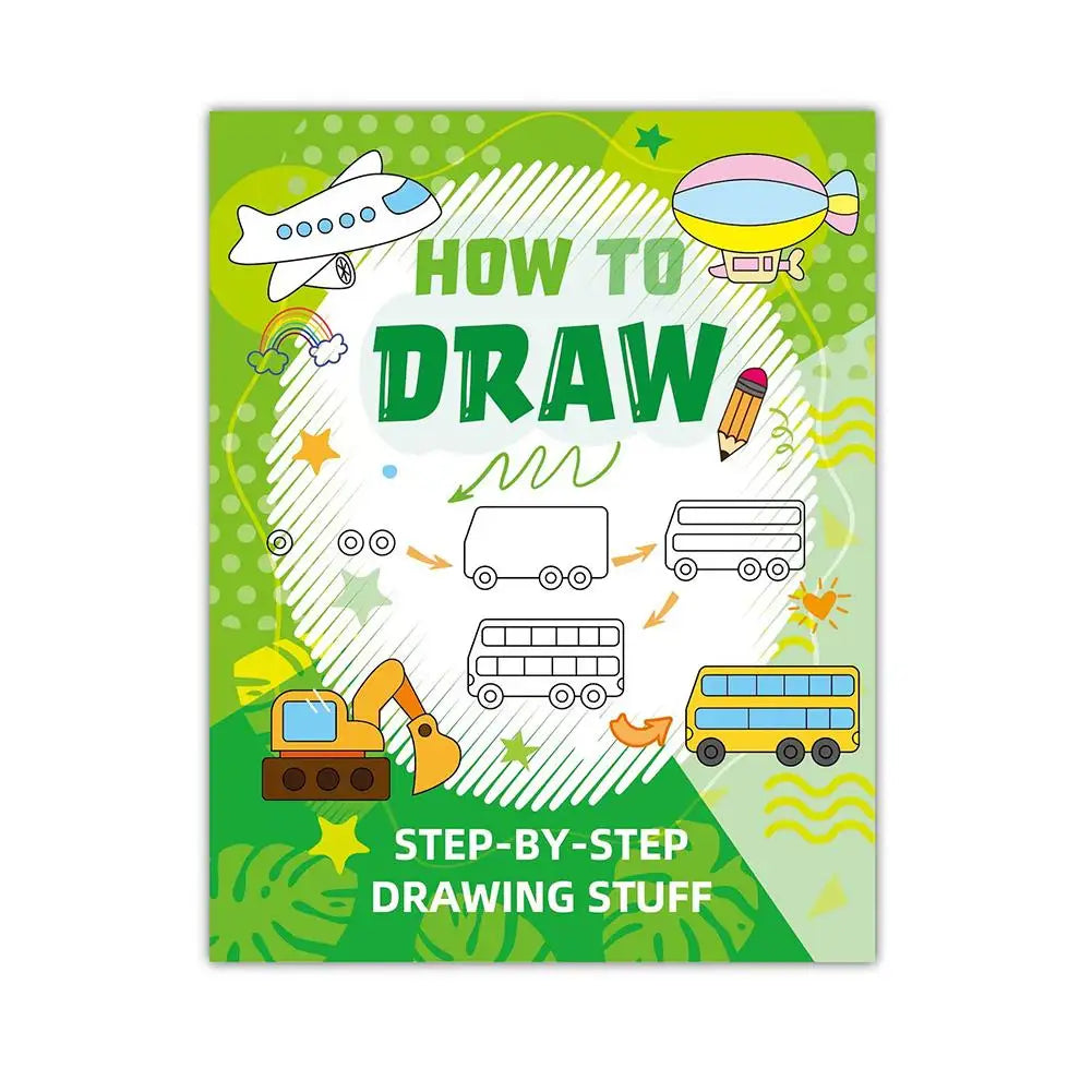 Animal Cartoon Sketch Book Step How Draw Drawing Practice Coloring