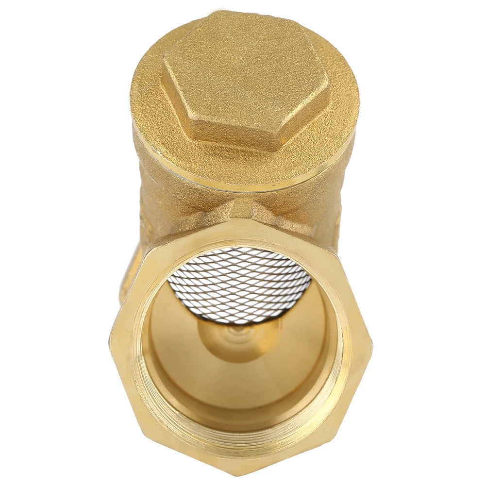 Brass Strainer Filter Valve Connector Quality Brass Durability Female Thread Strainer for Oil Water Industry Professional Use Peaceful Pleasures Health and Wellness