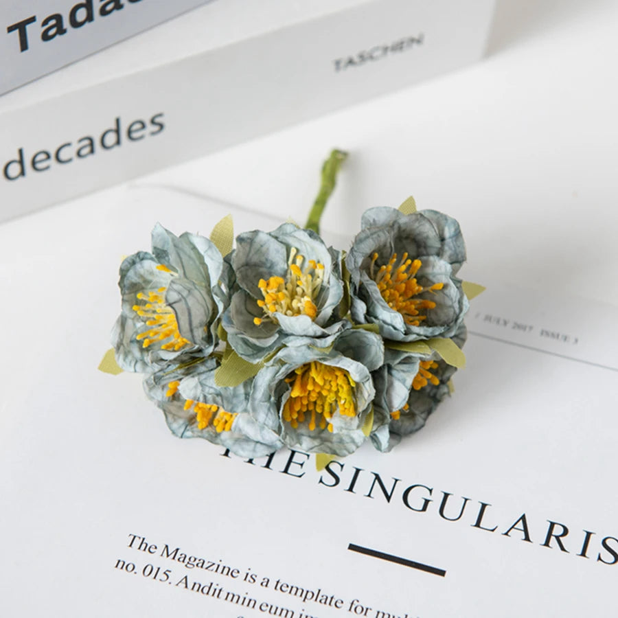 Artificial Silk Plum Blossom Flowers | Home & Party Decor