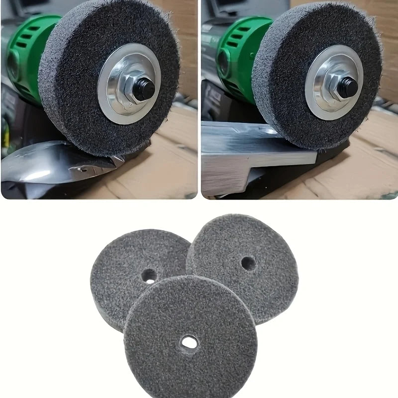 3-inch Fiber Polishing Wheels 3 8-inch Bore Replacement Grinding