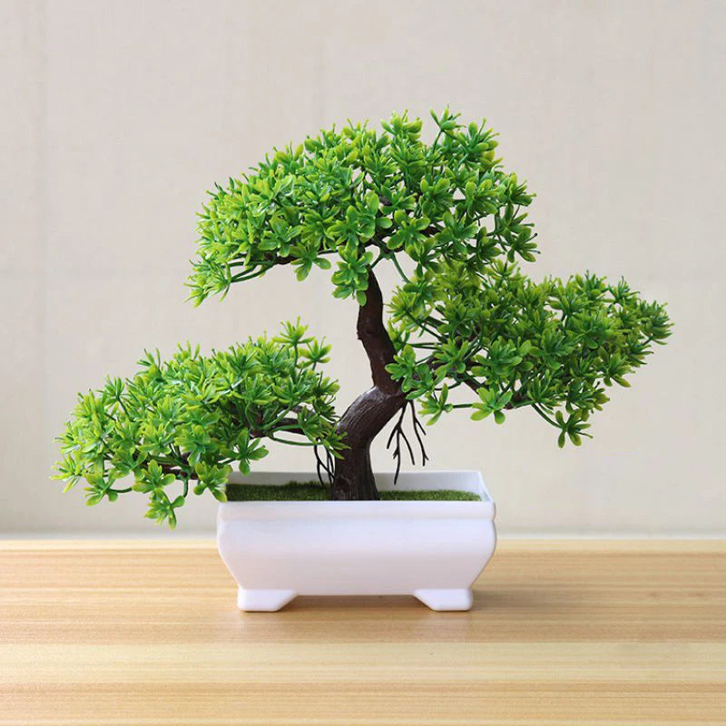Artificial Bonsai Tree Fake Plant – Indoor & Outdoor Décor