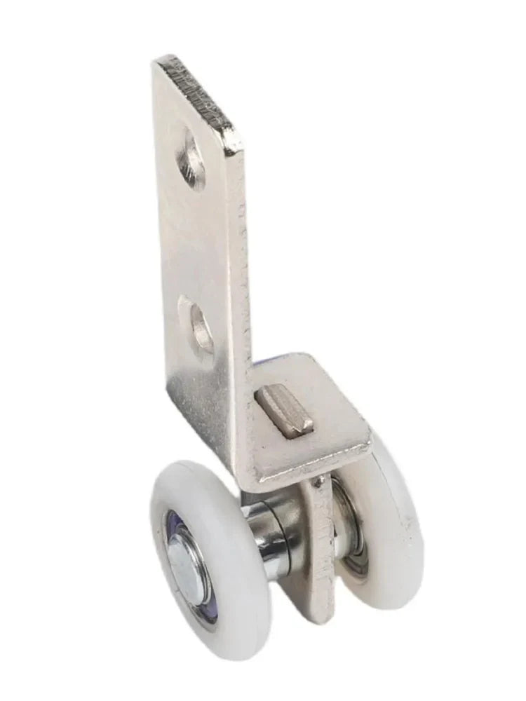Sliding Door Pulley Block | Metal Bearing Track Roller 2/4 Pack