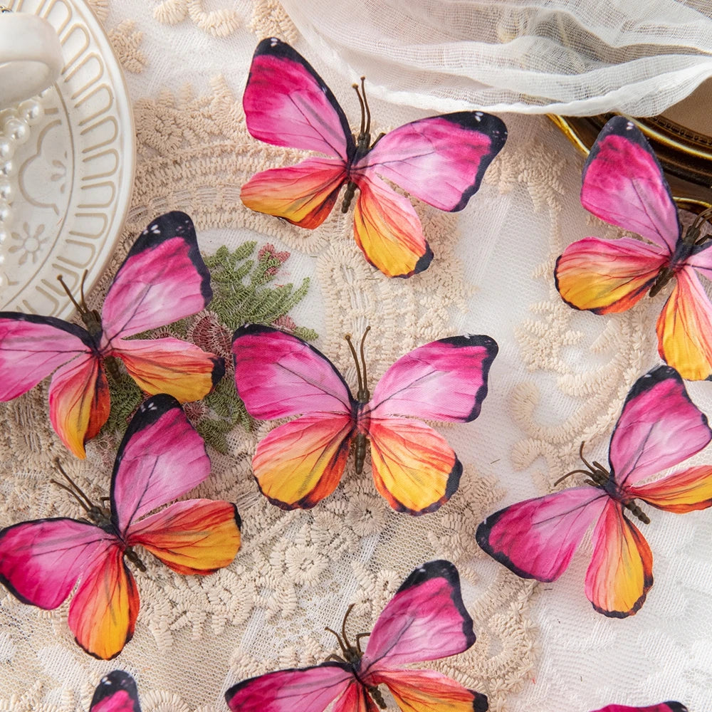 Artificial Fluorescent Butterfly Decorations 20/40 PCS – DIY