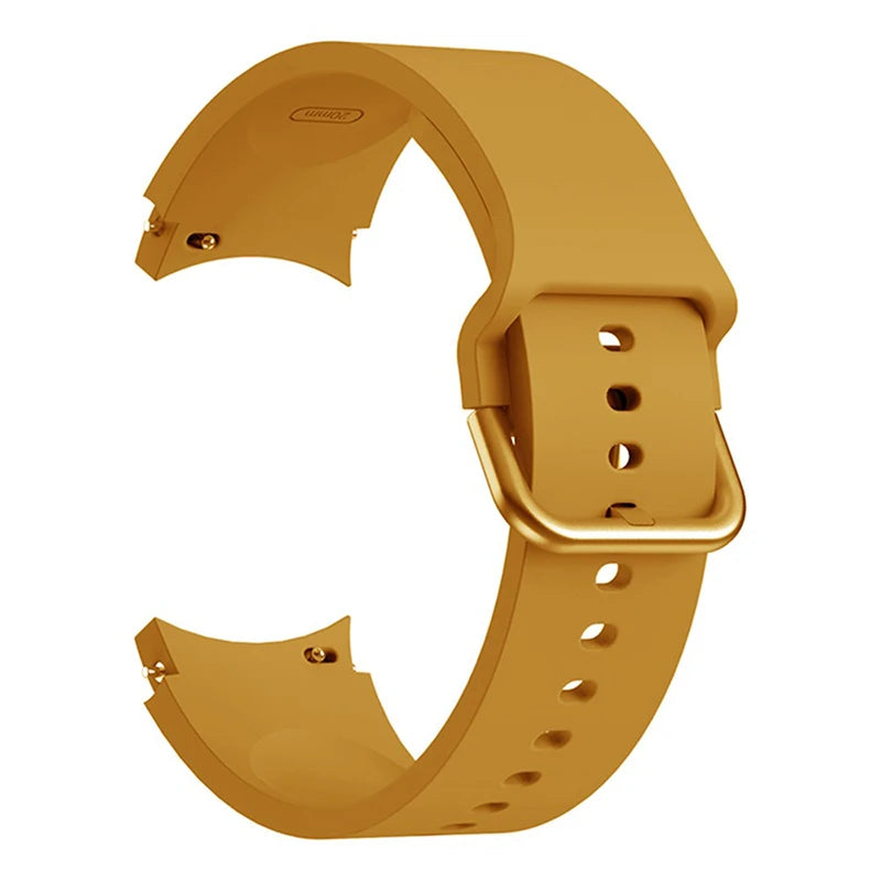 For Samsung Galaxy Watch 5 Pro 45mm/40mm/44mm Silicone Strap SM-R900/R910/R925 Multicolored Wristband Peaceful Pleasures Health and Wellness