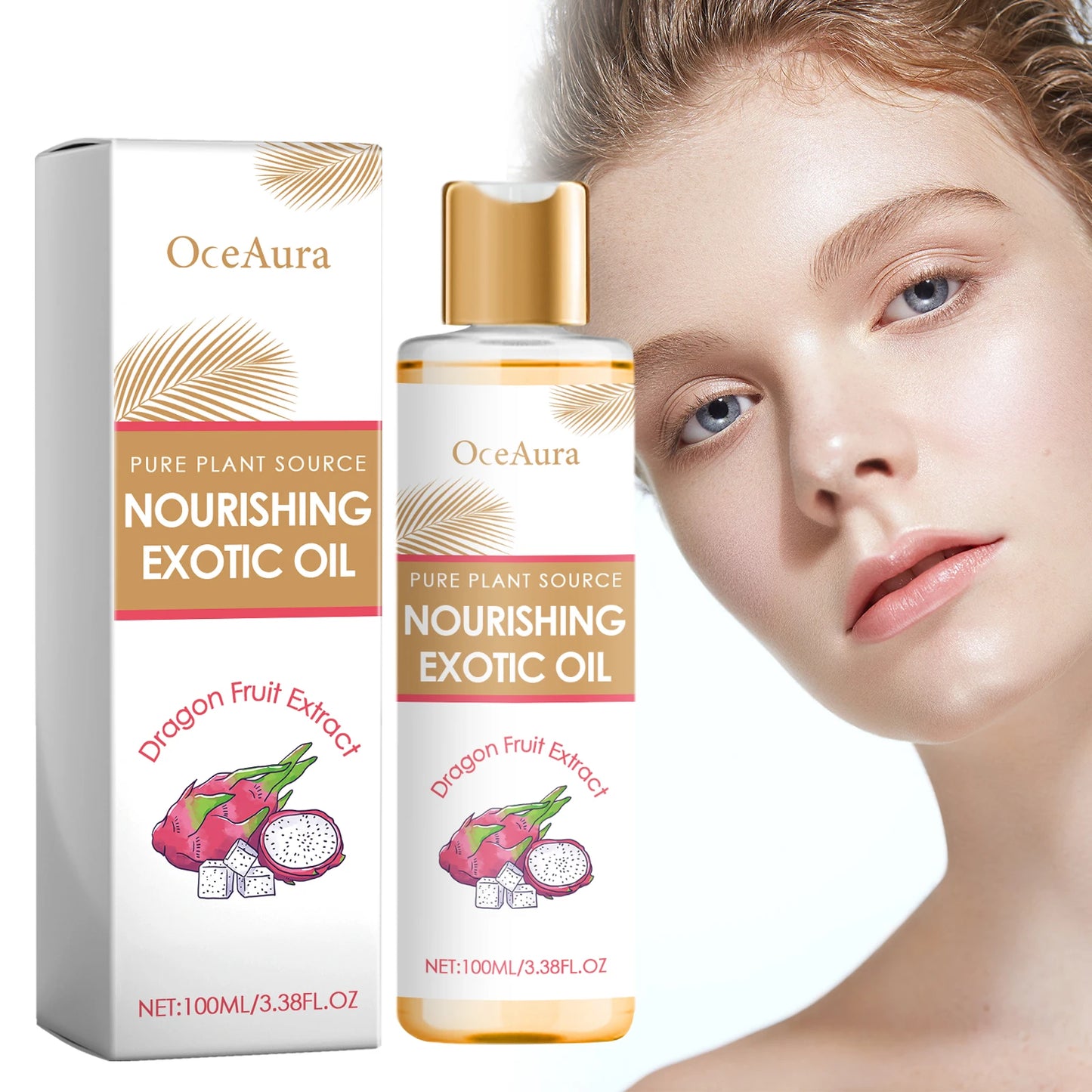 OceAura Coconut Body Oil – Moisturizing Skin Repair Oil