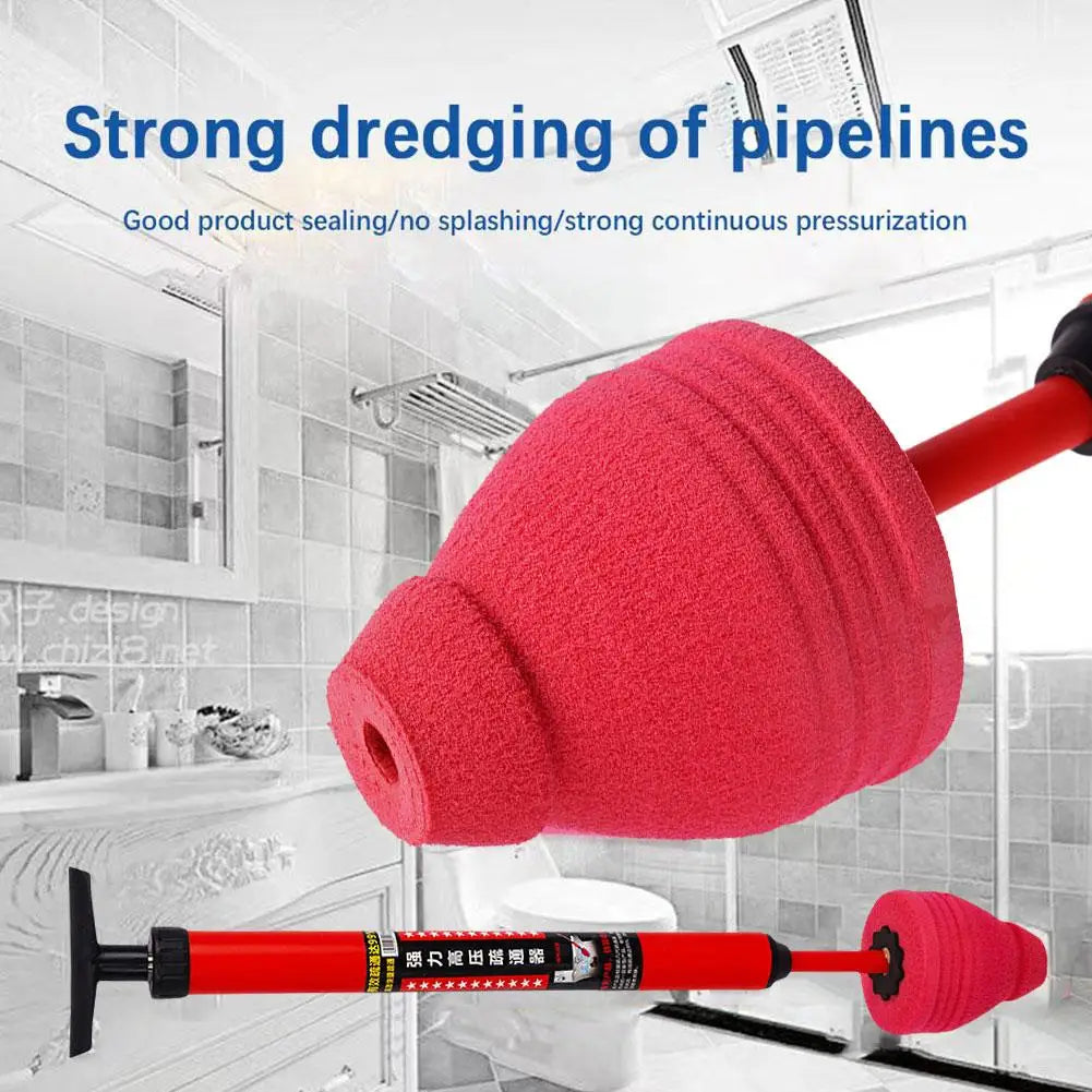High Pressure Air Toilet Plunger | 120PSI Drain Unblocking Tool