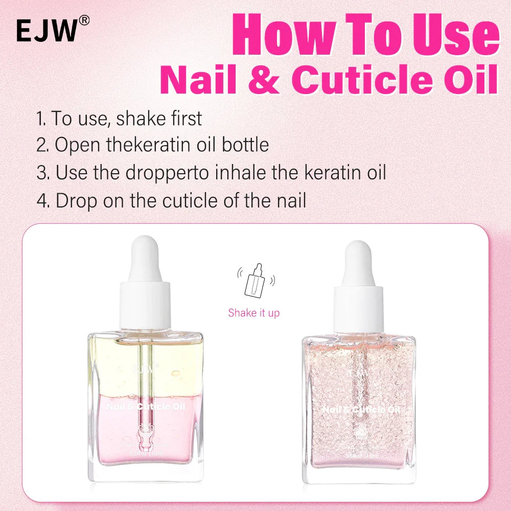 Nail & Cuticle Oil with Jojoba & Grapeseed – Moisturizing