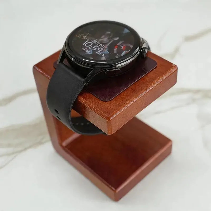 Solid Wood Watch Stand & Jewelry Organizer | Desktop Display Jewelry Display Stand Peaceful Pleasures Health and Wellness