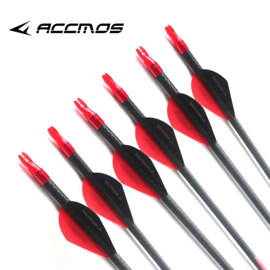 6 12ps ID6 3K Carbon Arrow Spine 200 250 300 350 400 500 600 Weave Peaceful Pleasures Health and Wellness 12pcs- Spine 200