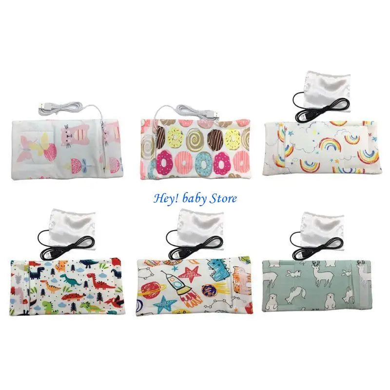 Portable USB Baby Bottle Warmer Bag for Breastmilk & Formula