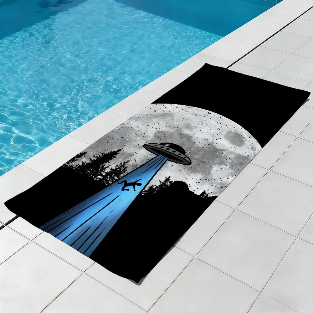 Quick-Dry Beach Towel | Soft Microfiber Pool & Travel Towel Quick-Dry Beach Towel Peaceful Pleasures Health and Wellness