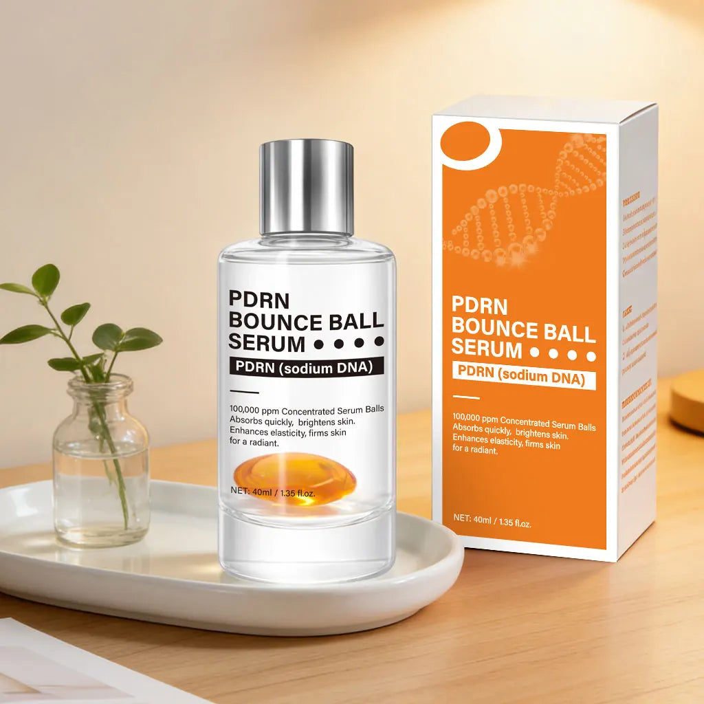 Salmon PDRN Bounce Ball Serum 99% Pure PDRN Salmon DNA for Firming Skin, Hydrates and Moisturizes, Brightens Skin Tone ,40g Peaceful Pleasures Health and Wellness