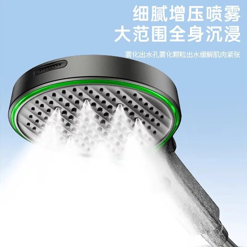 LED Temperature Sensing Shower Head | 3 Modes, Water Saving