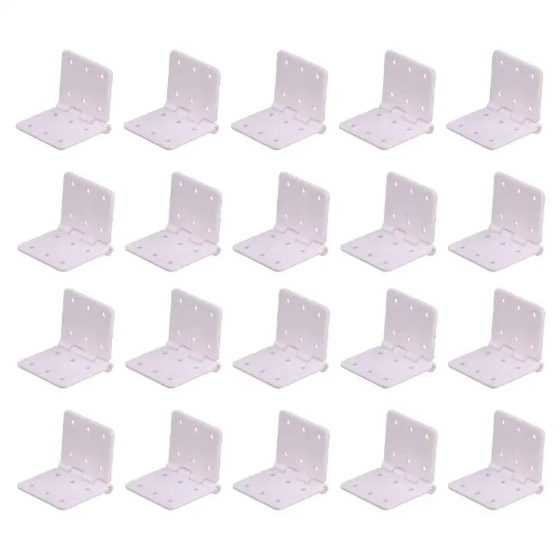 20pcs Nylon Fixed Wing Hinges for RC Model Aircraft Builds