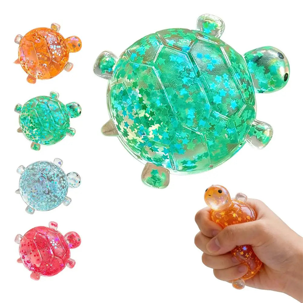 Shell Turtle Table Ornaments Relaxation toys Anti Stress Decompression Toy Office Home Desktop Decor TPR Squeeze toy Peaceful Pleasures Health and Wellness Green