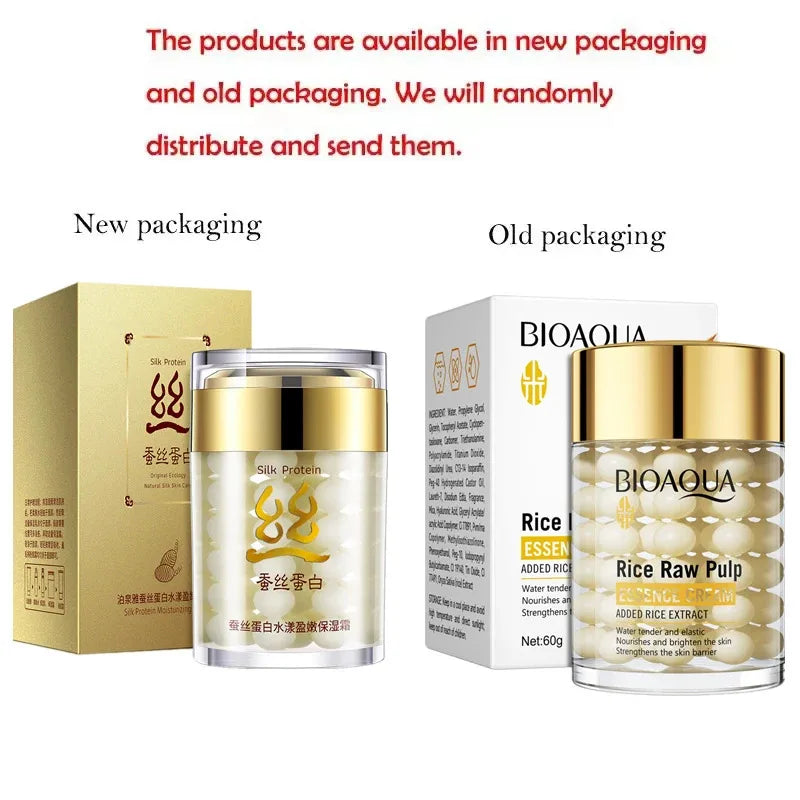 BIOAOUA Rice Essence Cream – Brightening Hydrating Face Cream
