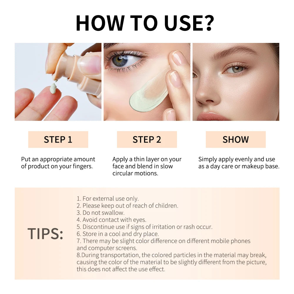 Lakerain Magic Color Changing Foundation Liquid Long Lasting Hydrating lightweight Base Makeup High Coverage Effective Concealer Peaceful Pleasures Health and Wellness