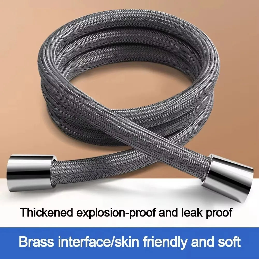 Anti-Tangle Flexible Shower Hose 1.5M/2M | High Pressure Nylon