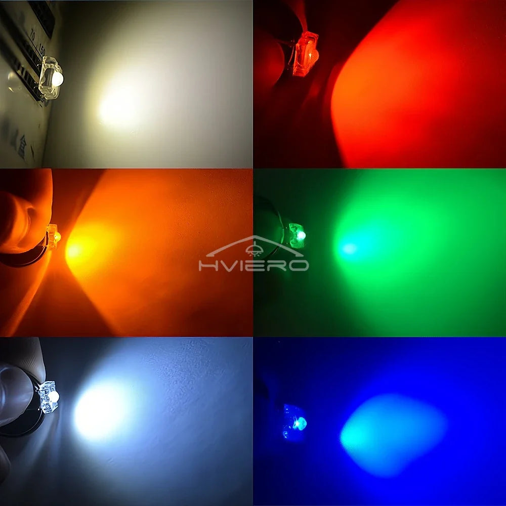 3mm Piranha Super Flux LED Diodes 10/20PCS – Multi-Color DIY