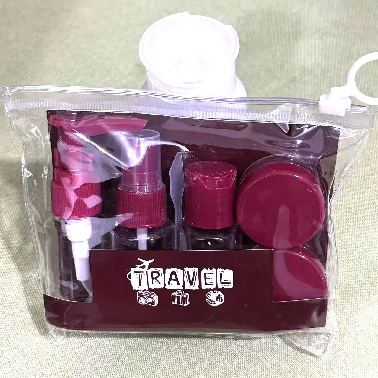 6-Piece Leak-Proof Refillable Travel Bottles for Toiletries