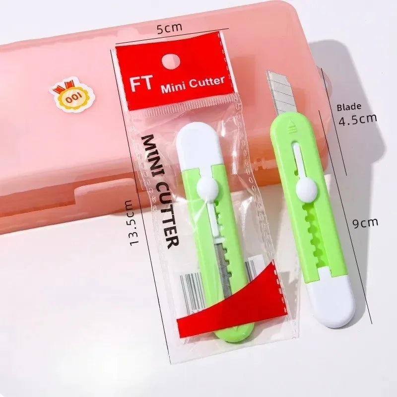 Mini Cartoon Utility Knife | Portable Cutter for Crafts & Unboxing