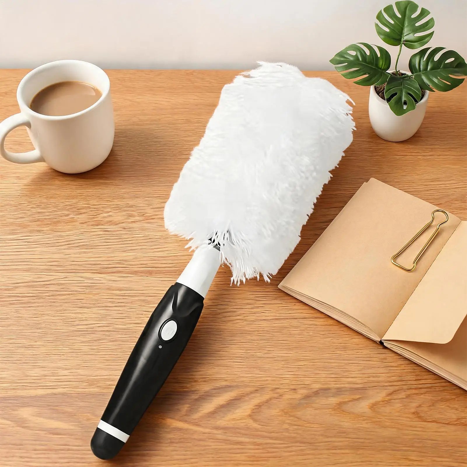 Electric Cordless Rotary Duster – Extendable Microfiber Brush Electric Cordless Duster Peaceful Pleasures Health and Wellness