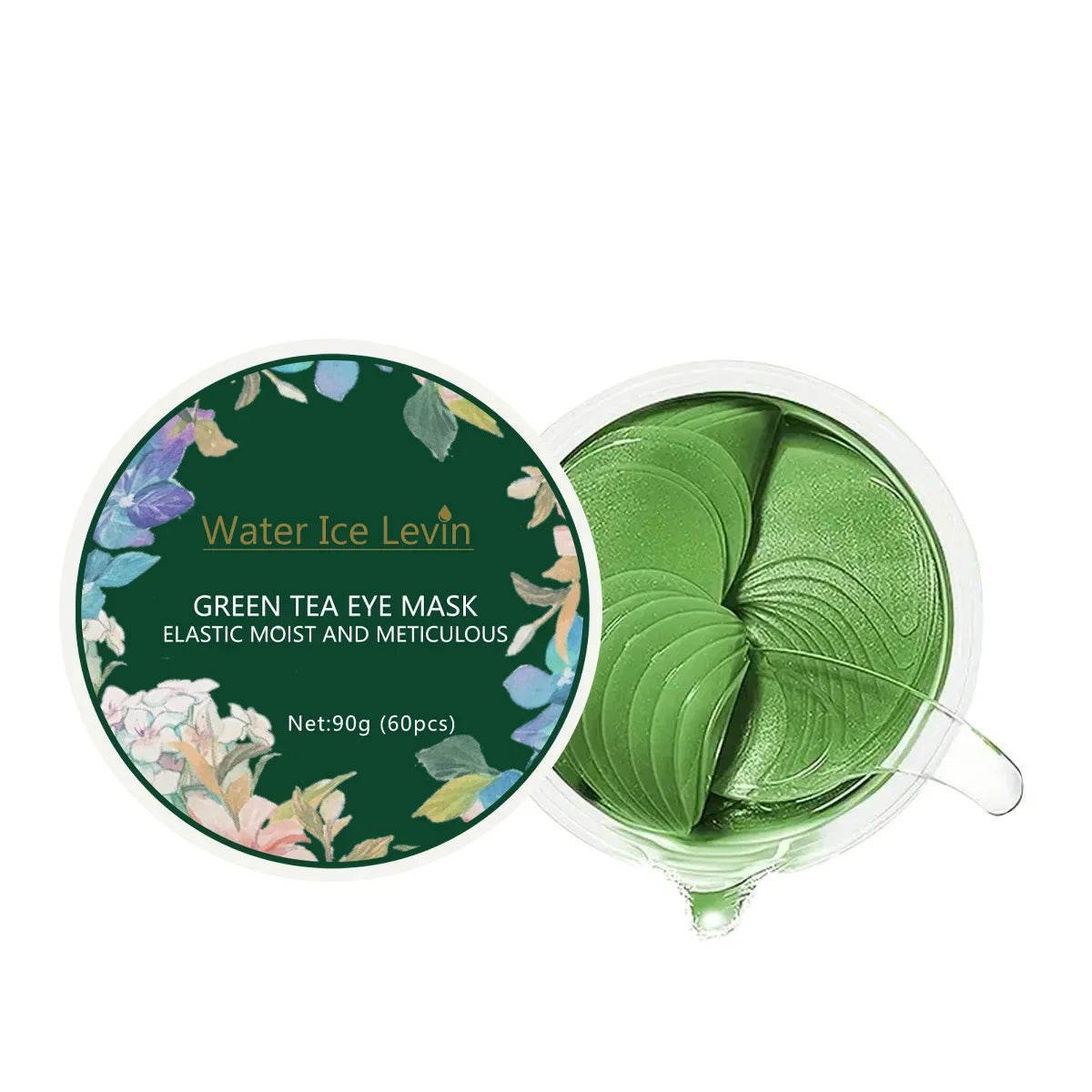 Collagen Eye Masks – Dark Circles & Puffiness, 60pc Green Tea