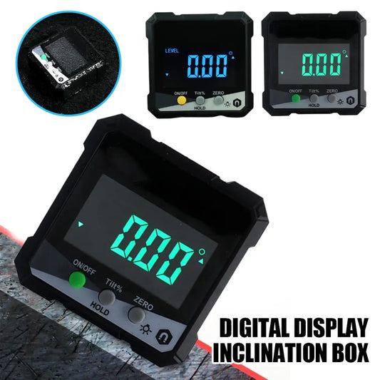 Digital Inclinometer Level Box Protractor Angle Finder Slope Meter Multi Function Measuring Tool For Home Construction DIY Tools Peaceful Pleasures Health and Wellness