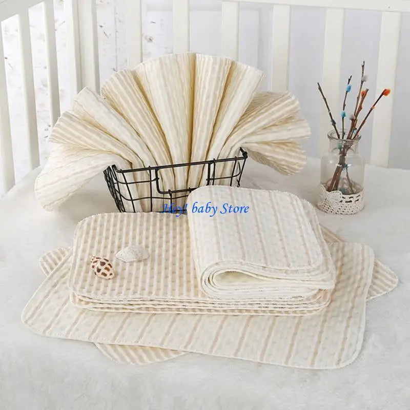 Breathable Cotton Baby Changing Mat | Leak-Resistant Pad