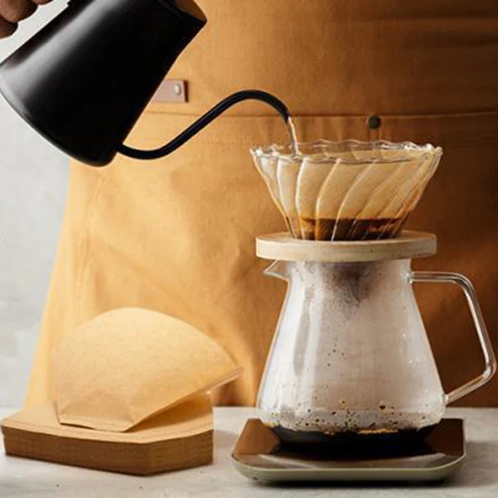 V-Shape Cone Coffee Filter Papers 50/100pcs – V01 & V02