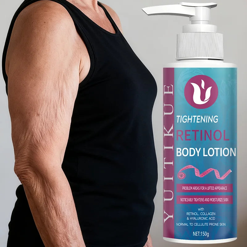YUITIKUE Retinol Body Lotion – Firms, Tightens & Hydrates 150g Firming Body Lotion Peaceful Pleasures Health and Wellness