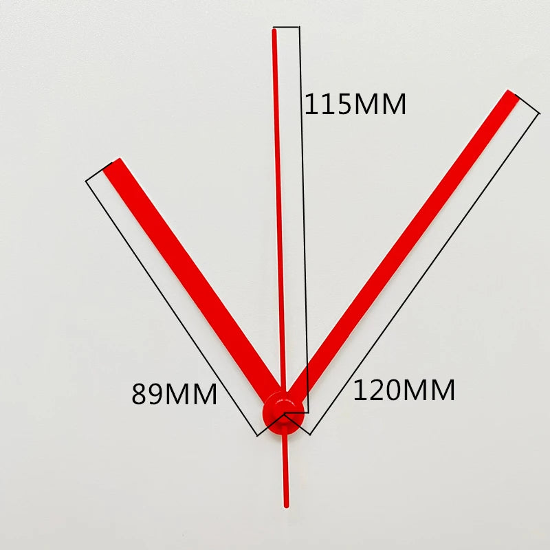 Mute DIY Wall Clock Movement Mechanism with Clock Hands Silent Kit Battery Operated Watch Repair Parts Replacement Set Peaceful Pleasures Health and Wellness Metal Hands 20 16.5MM Shaft Length