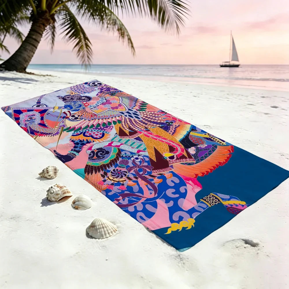 Quick Dry Beach Towel – Soft, Lightweight, Multi-Size Quick Dry Beach Towel Peaceful Pleasures Health and Wellness