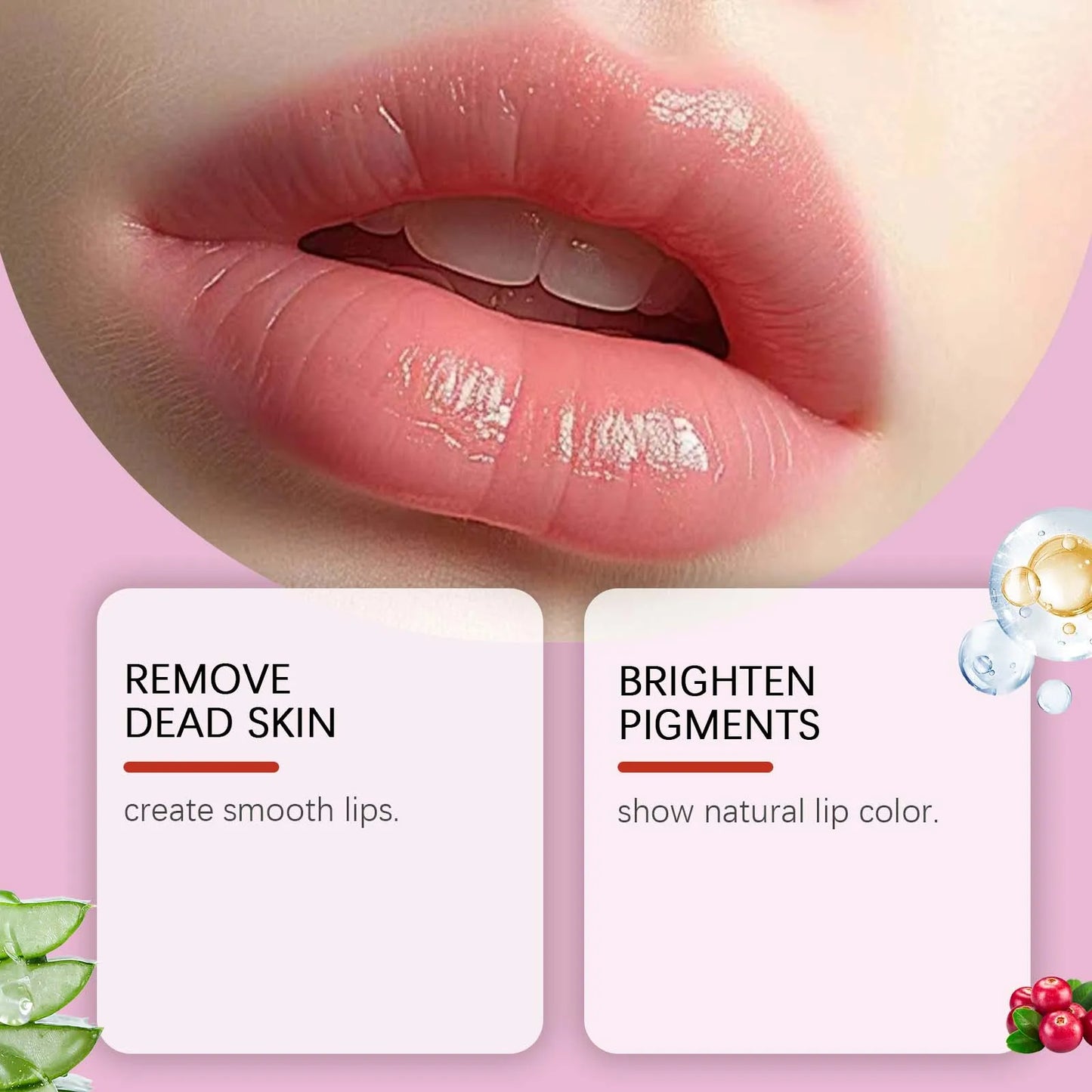 Pink Lip Brightening Serum – Lighten, Plump & Hydrate
