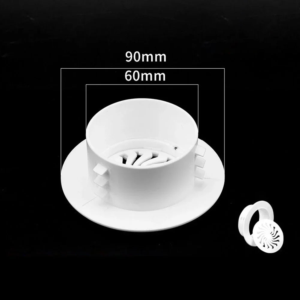 Round Ventilation Grille Cover – Plastic Wall Hole Cap 40–100mm