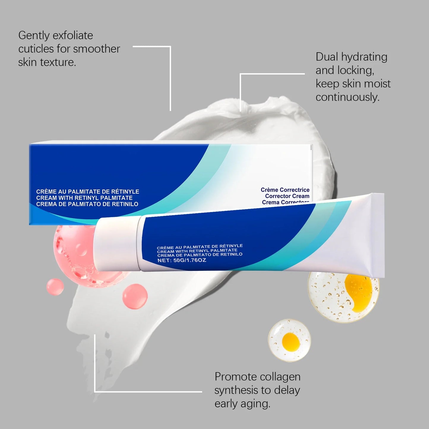 Lightweight Moisturizing Corrector Cream – Non-Greasy 50g