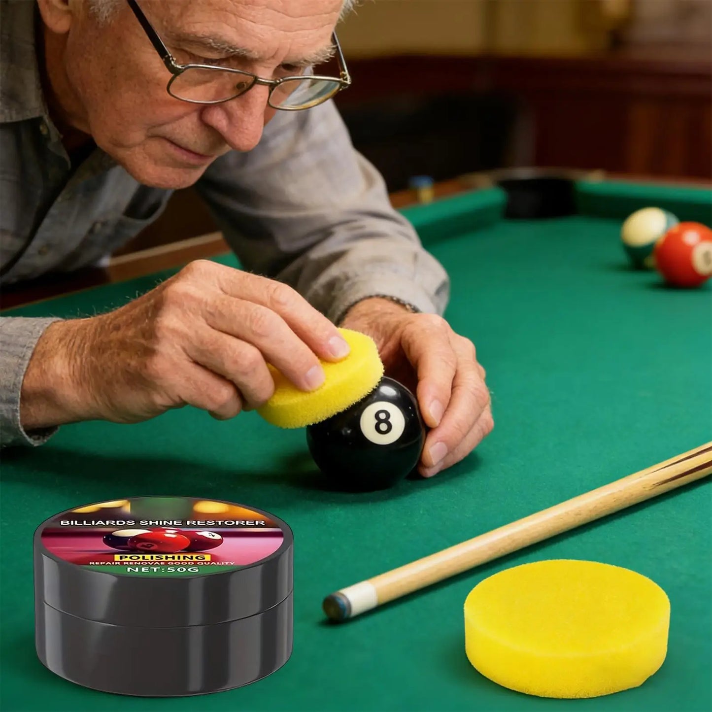 Billiard Cue & Ball Wax 100g – Polish, Clean & Protect Billiard Cue Wax Peaceful Pleasures Health and Wellness