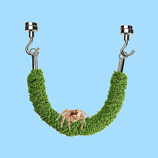 Terrarium Climbing Bridge Swing | Spider, Gecko & Hermit Crab Terrarium Climbing Toy Peaceful Pleasures Health and Wellness
