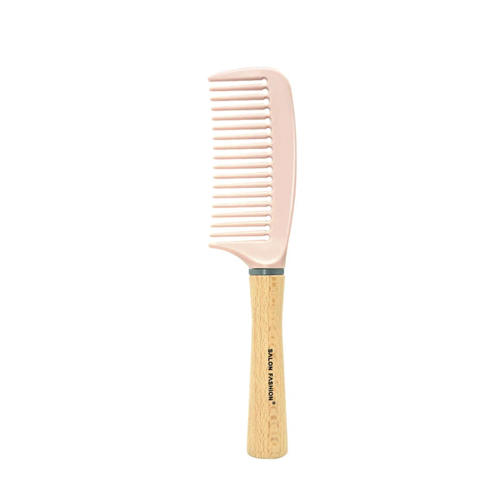 Wooden Handle Anti-Static Air Cushion Hair Brush & Comb