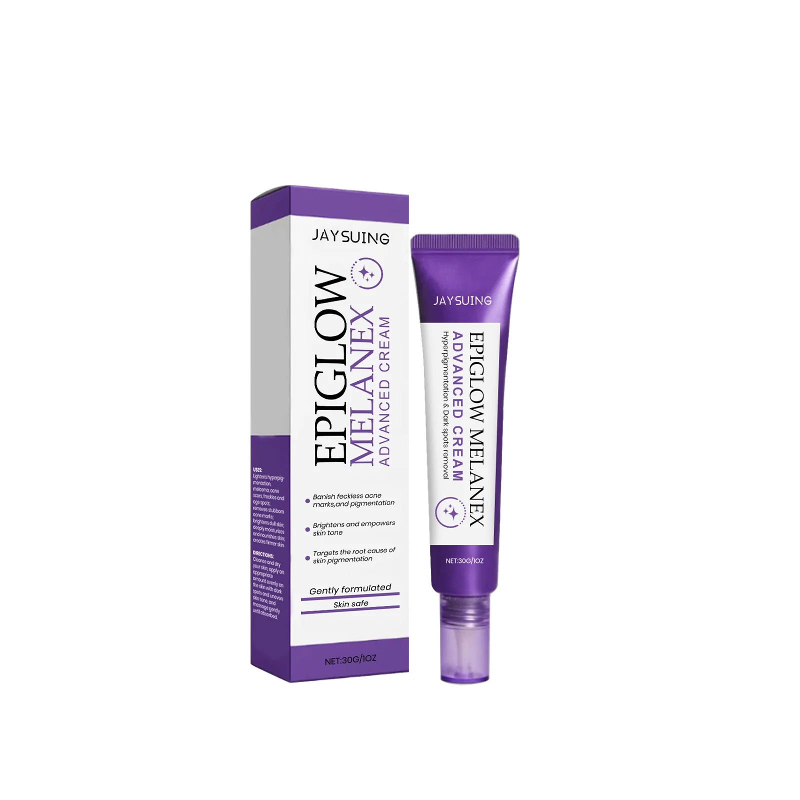 Removing Spots Cream Anti-Aging Lighten Melasma Melanin Pigmentation Moisturize Brighten Even out Skin Anti-Freckle Face Cream Peaceful Pleasures Health and Wellness 30g boxed 30g
