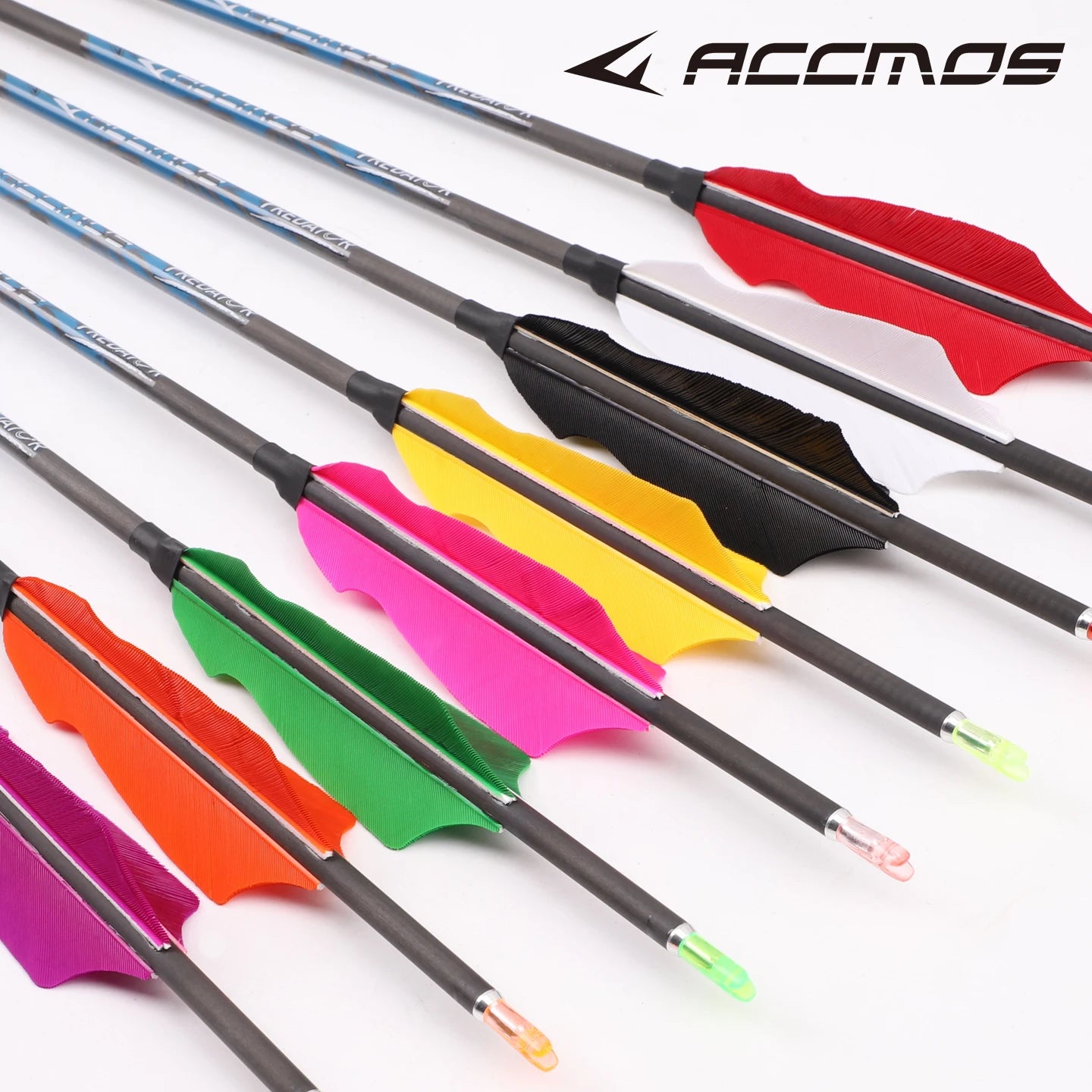 ID4 2 Pure Carbon Arrow 8 Styles 4-inch Turkey Feather Spine 300-1000