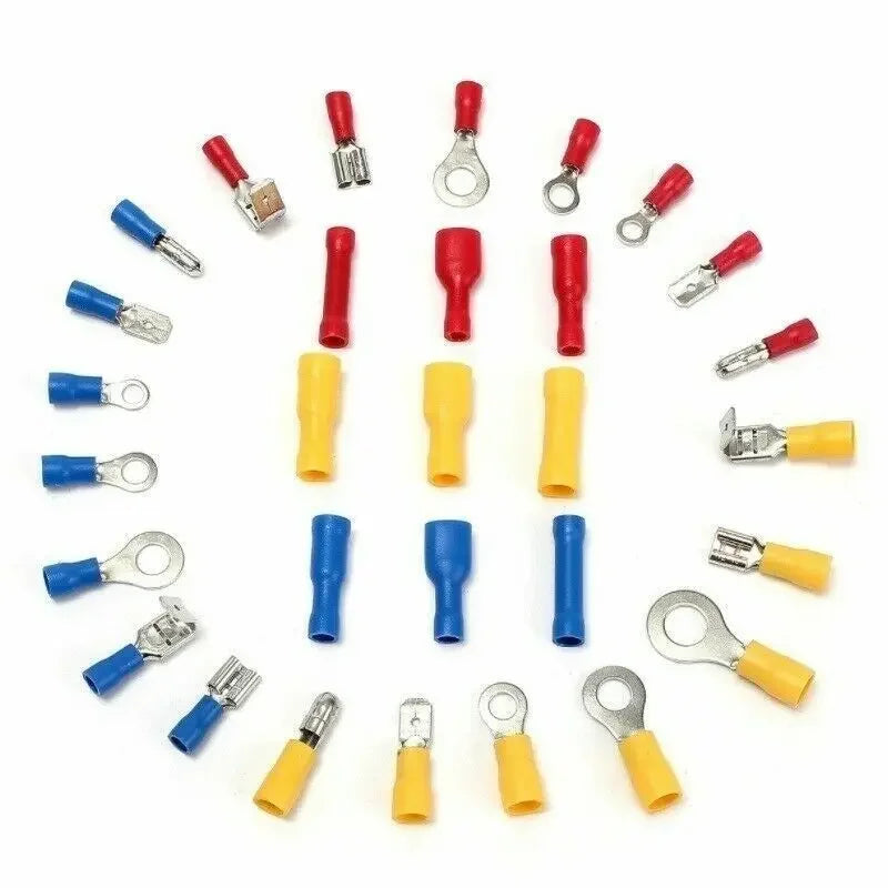 Assorted Crimp Terminal Wire Connector Kit – Spade & Butt Peaceful Pleasures Health and Wellness