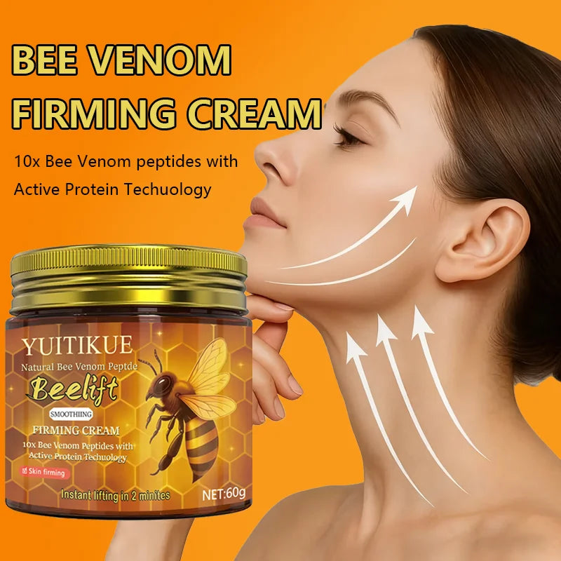 YUITIKUE Bee Venom Cream 60g – Instant Lift & Anti-Wrinkle Anti-Aging Face Cream Peaceful Pleasures Health and Wellness