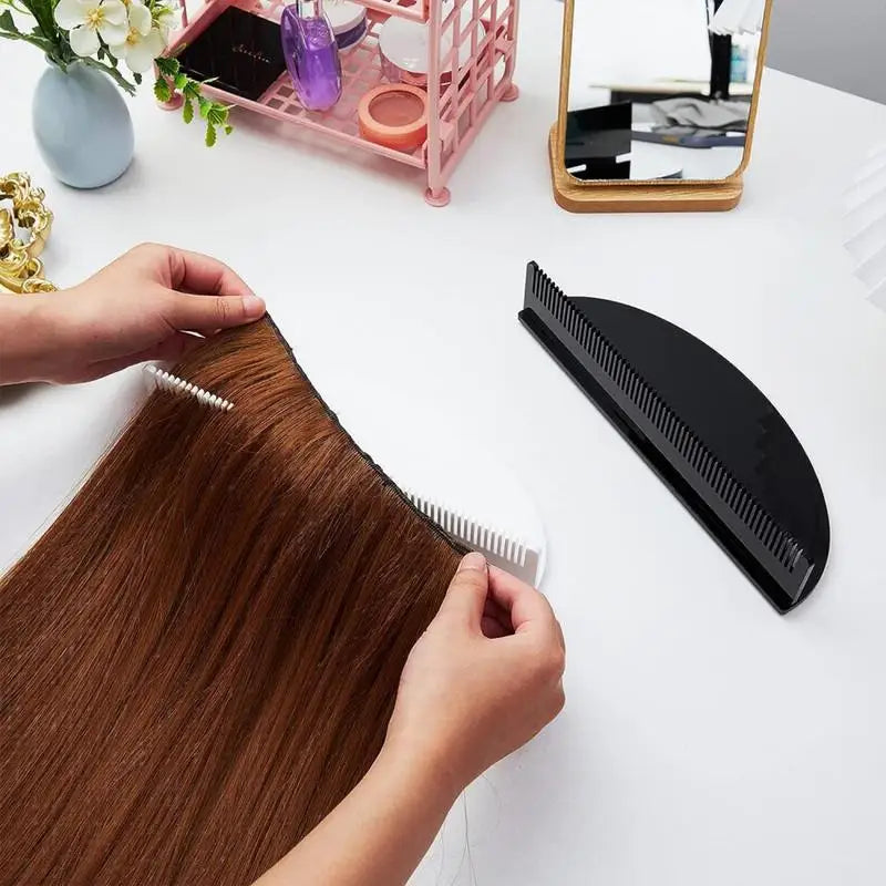 Acrylic Hair Extension Holder & Braiding Rack Organizer