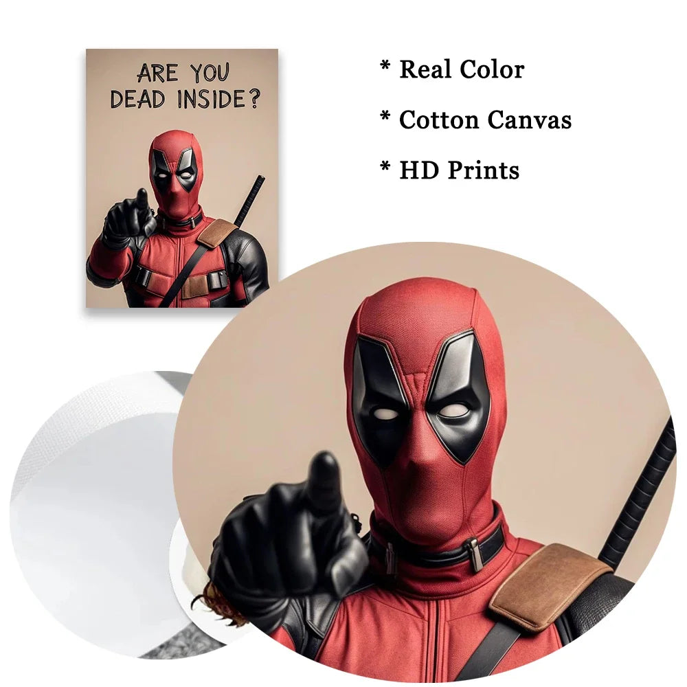 Deadpool Funny Bathroom Poster Sweet Baby Jesus Art Print Disney Superhero Toilet Canvas Painting Home Bathroom Toilet Decor Peaceful Pleasures Health and Wellness