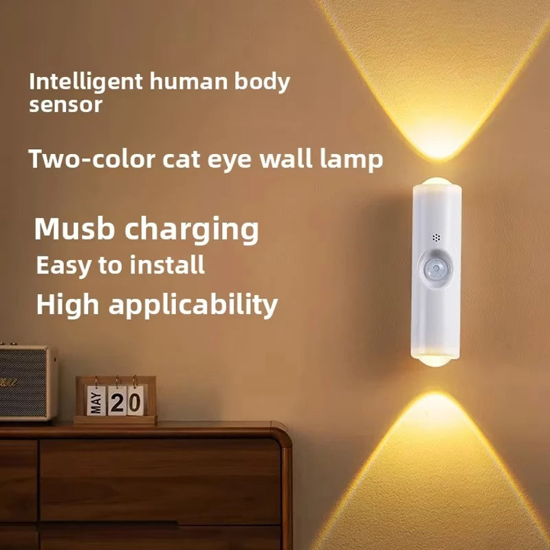 RGB Motion Sensor Night Light | Rechargeable Magnetic Spotlight Motion Sensor Night Light Peaceful Pleasures Health and Wellness