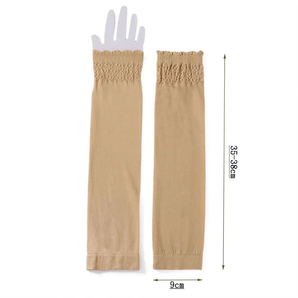 Elastic UV Protection Arm Sleeves – Lightweight Unisex Sun Cover